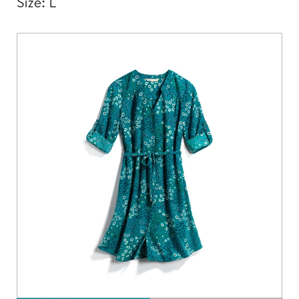 41 Hawthorne Cristen shirt dress sz L